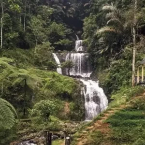 Curug Gorobog, Air Terjun Tiga Tingkat dengan Udara Sejuk Pegunungan di Sumedang