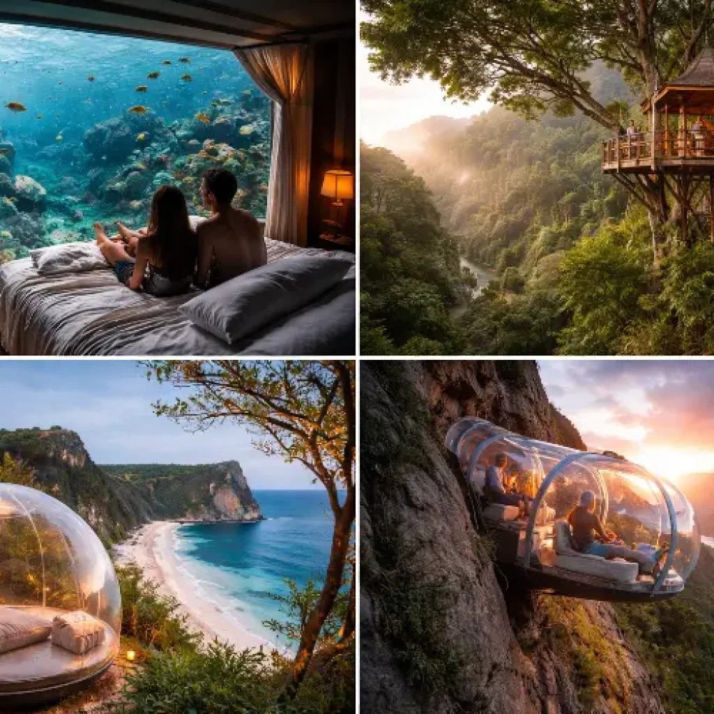 9 Hotel Unik di Indonesia: Menginap di Pohon, Bawah Laut, hingga Tebing!