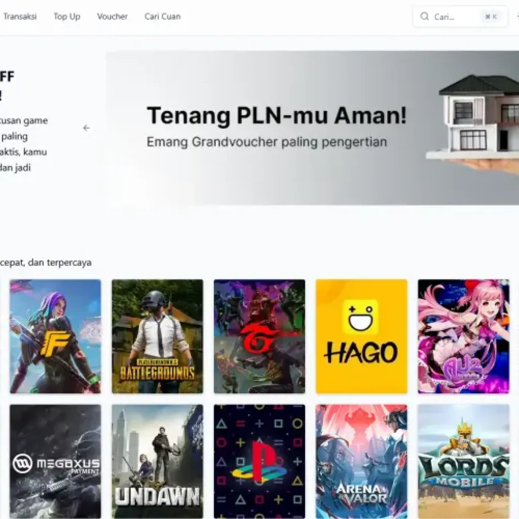 Cara Top Up Free Fire di GrandVoucher: Cepat, Aman, dan Terpercaya