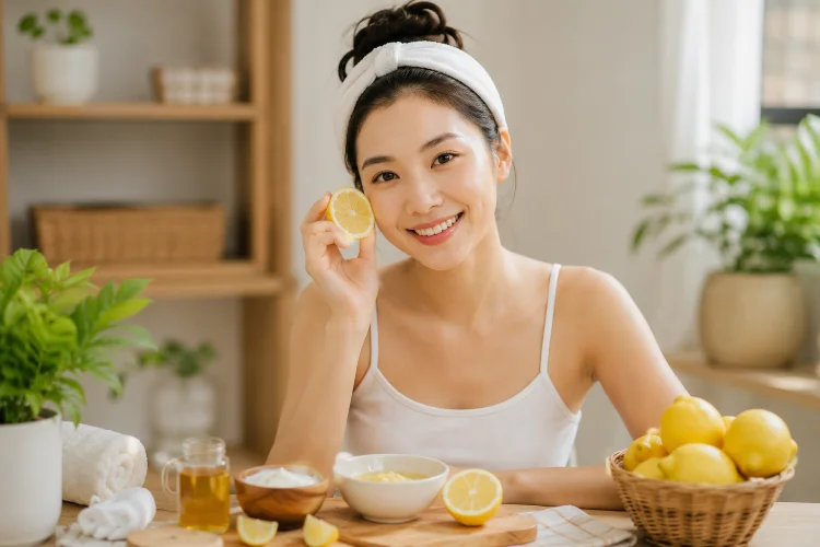 Lemon untuk Membantu Mencerahkan Kulit Kusam