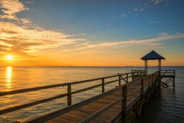 Pantai Sepinggan, Spot Sunrise dan Sunset yang Menawan